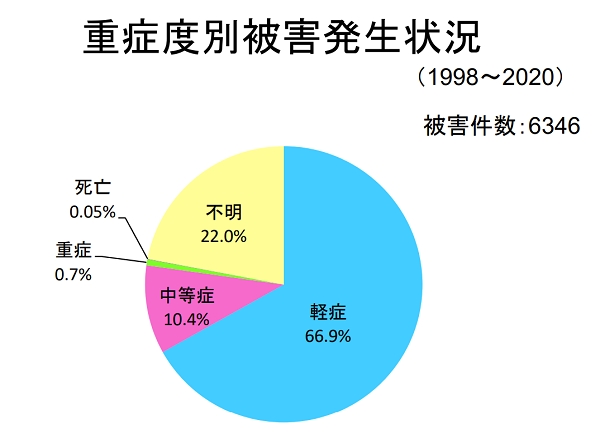 被害の重症度